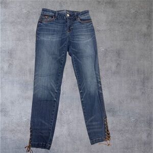 White House Black Market Blue Skinny Jeans